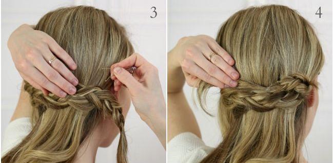 updo dutch braid