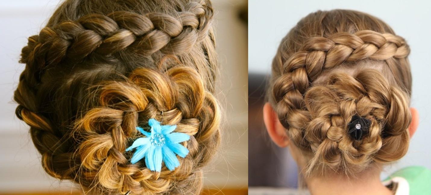 flower dutch braid