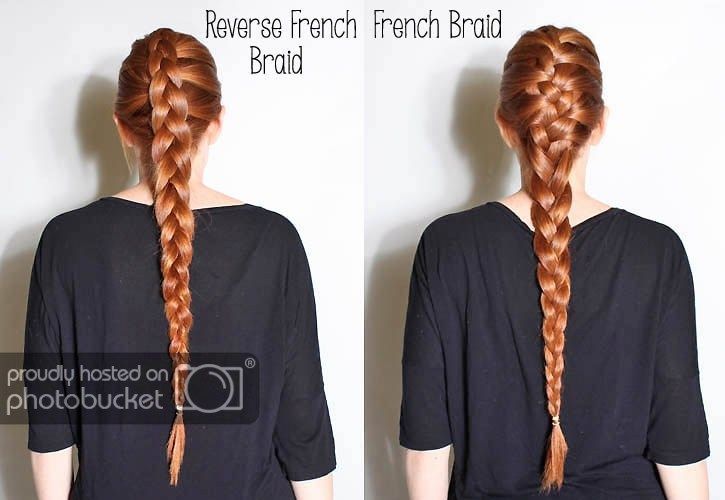 reverse french braid