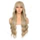 DM1810938-v4 - Long Dark Blonde Synthetic Hair Wig With Bangs [FINAL SALE]