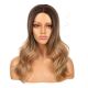 DM2031319-v4 - Long Ombre Brown Blonde Synthetic Hair Wig  [FINAL SALE]