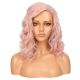 DM2031368-v4 - Short Pastel Pink Synthetic Hair Wig [FINAL SALE]