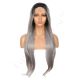 G1611001C-v4 - Long Grey Synthetic Hair Wig  [FINAL SALE]