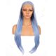 G1901632C-v3 - Long Blue Synthetic Hair Wig  [FINAL SALE]