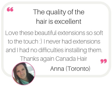 Hair extension delivery in Toronto